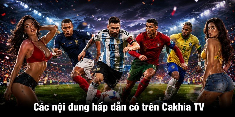 Các nội dung hấp dẫn có trên Cakhia TV