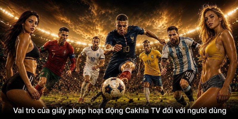 Vai trò của giấy phép hoạt động Cakhia TV đối với người dùng