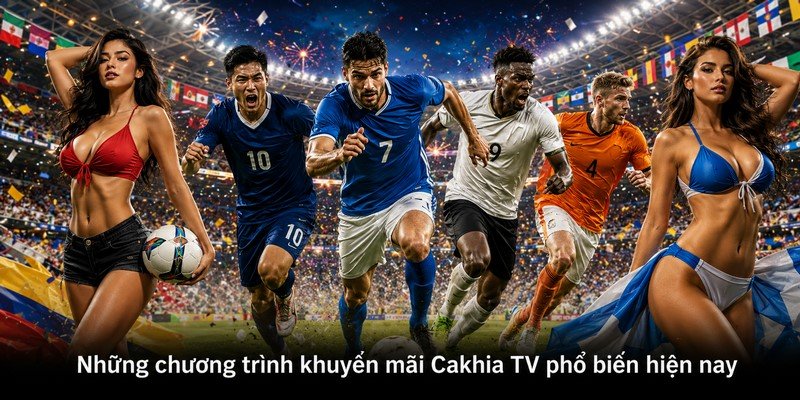Những chương trình khuyến mãi Cakhia TV phổ biến hiện nay