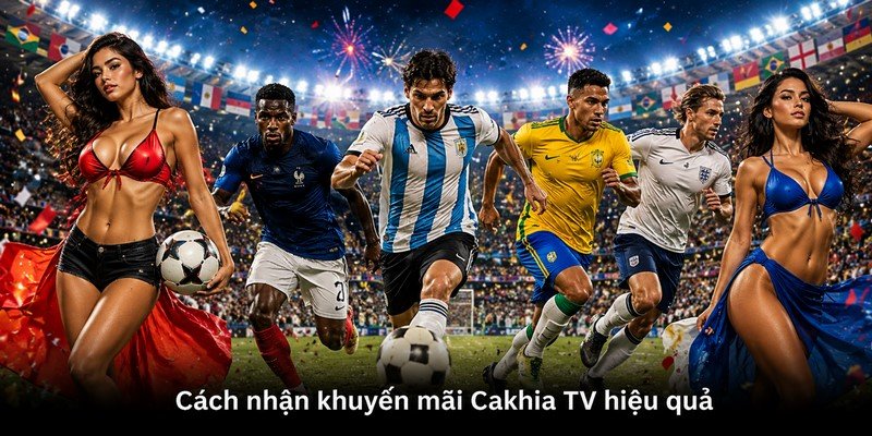 Cách nhận khuyến mãi Cakhia TV hiệu quả