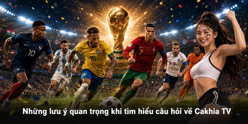 Những lưu ý quan trọng khi tìm hiểu câu hỏi về Cakhia TV