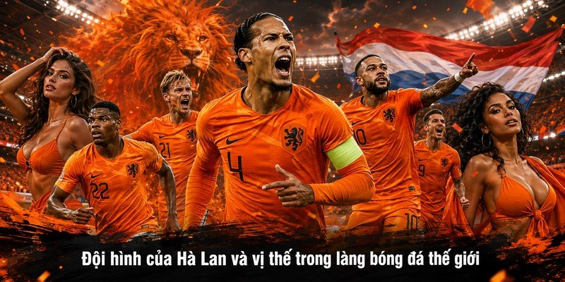 Đội hình của Hà Lan và vị thế trong làng bóng đá thế giới
