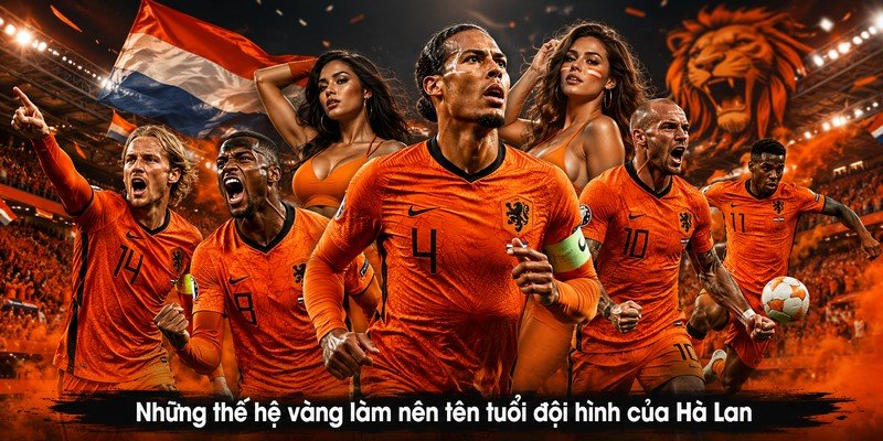Những thế hệ vàng làm nên tên tuổi đội hình của Hà Lan
