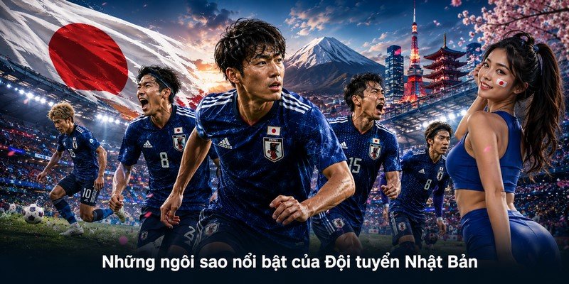Những ngôi sao nổi bật của Đội tuyển Nhật Bản