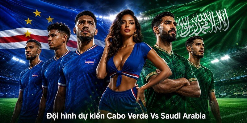 Đội hình dự kiến Cabo Verde Vs Saudi Arabia