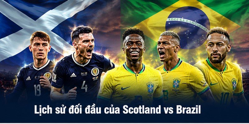 Lịch sử đối đầu của Scotland vs Brazil